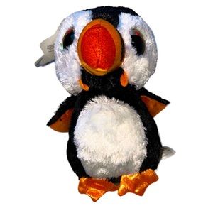 Lumo Stars Lunni puffin bird plush stuffed toy, 7 inches